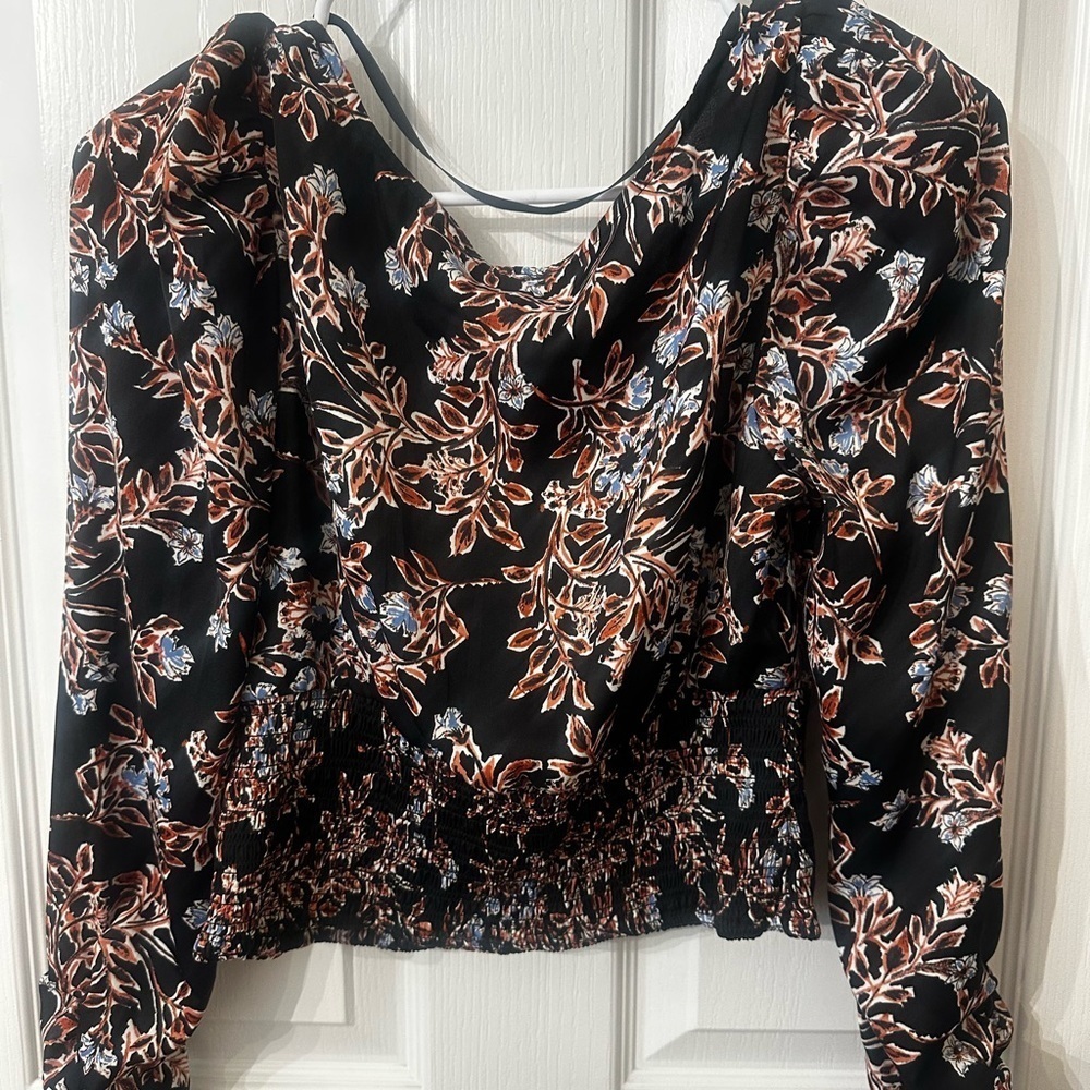 Free People Santiago Print Blouse, size small - Picture 4 of 7